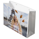 PARIS - VIELEN DANK GROßE GESCHENKTÜTE (Vorderseite Schrägansicht)