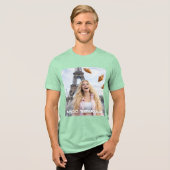 PARIS - VIELEN DANK Tri-Blend SHIRT (Vorderseite voll)