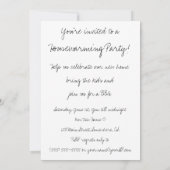 Paris View von Vincent's Room von Vincent van Gogh Einladung (Rückseite)