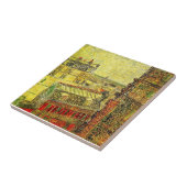Paris View von Vincent's Room von Vincent van Gogh Fliese (Seite)