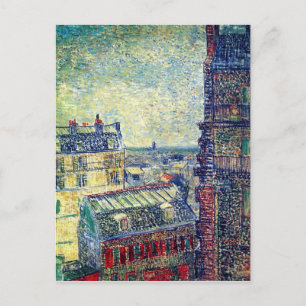 Paris, Vincent's Room Rue Lepic, Van Gogh Fine Art Postkarte
