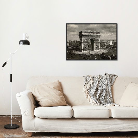 Paris Vintag Arc de Triomphe 1943 Fotodruck