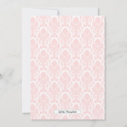 Paris Vintag Einladung (Rückseite)