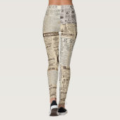 Paris Vintag Leggings (Rückseite)