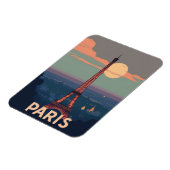 Paris Vintag Magnet Retro Eiffel Tower Travel (Linke Seite)
