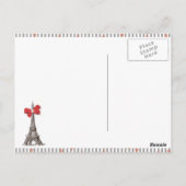 Paris Vintag Postkarte (Rückseite)