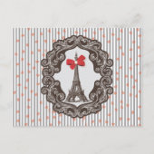 Paris Vintag Postkarte (Vorderseite)