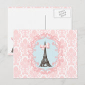 Paris Vintag Postkarte (Vorne/Hinten)