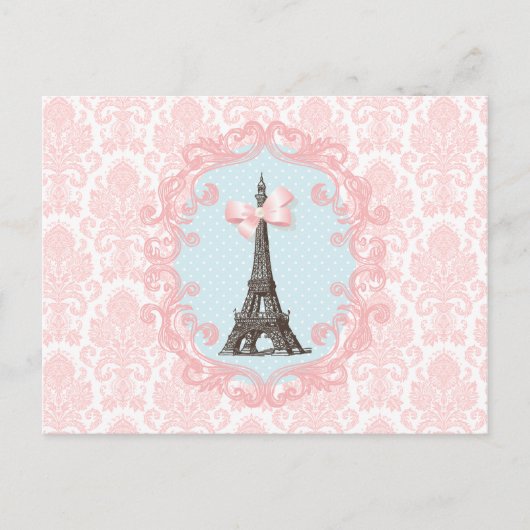 Paris Vintag Postkarte (Vorderseite)