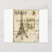 Paris Vintag Postkarte (Vorderseite)