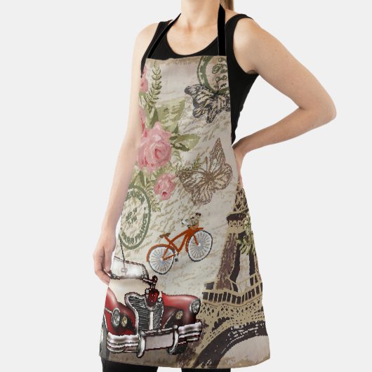 Paris Vintag: Postkartenstil Schürze (InSitu)