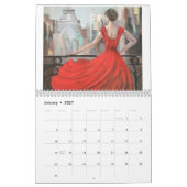 Paris Vintag Viktorianisch Women Fashion Retro Par Kalender (Jan 2027)