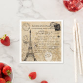 Paris Vintage Eiffelturm Serviette (Beispiel)