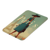 Paris Vintage Mode Magnet (Linke Seite)