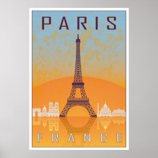 Paris vintage Plakat (Vorne)