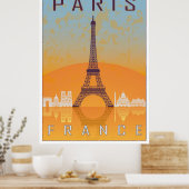 Paris vintage Plakat (Küche)