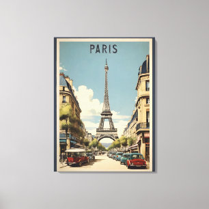 Paris Vintage-Plakat Leinwanddruck