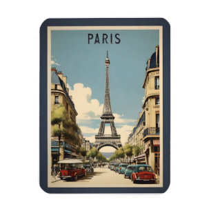 Paris Vintage-Plakat Magnet