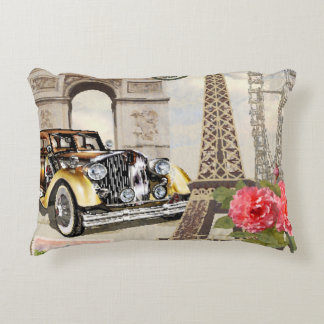 Paris Vintage-Plakat. vintage, plakat, paris, alt, Dekokissen