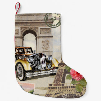 Paris Vintage-Plakat. vintage, plakat, paris, alt, Kleiner Weihnachtsstrumpf