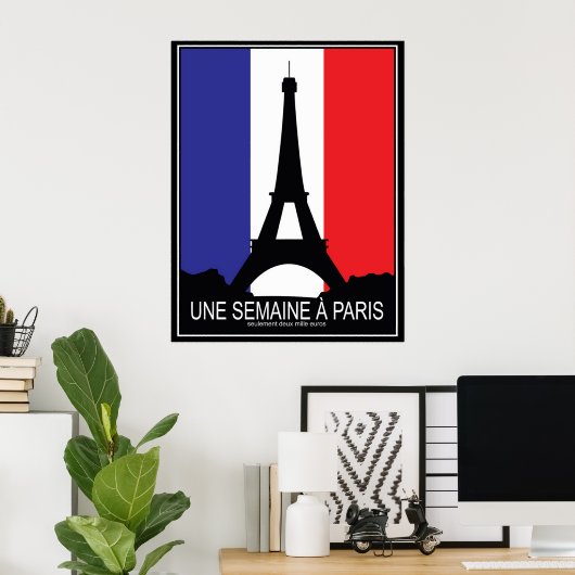Paris Vintage Poster (Heimbüro)