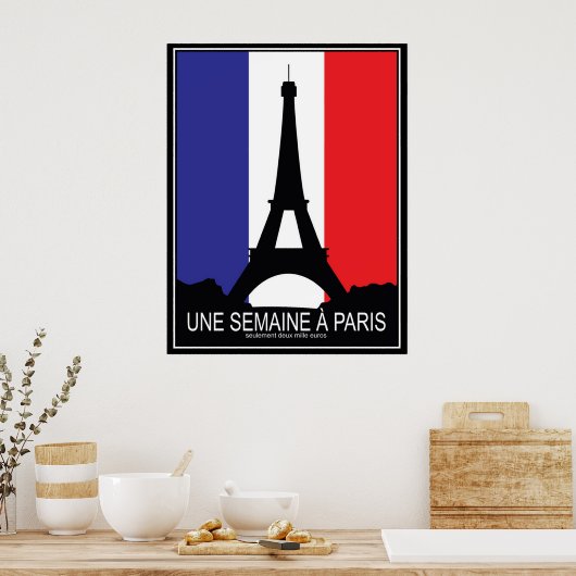 Paris Vintage Poster (Küche)