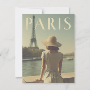 Paris Vintage Postkarte