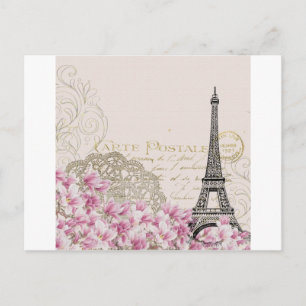 Paris vintage postkarte