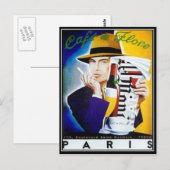 Paris Vintage Postkarte (Vorne/Hinten)