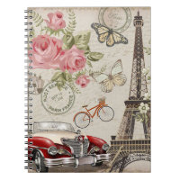 Paris Vintage Postkarte.