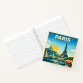 Paris Vintage Reiseposter Notizbuch (Innenseite)
