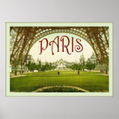 Paris ~ Vintage Travel Poster (Vorne)