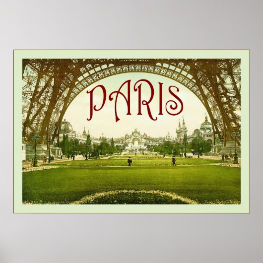 Paris ~ Vintage Travel Poster (Vorne)