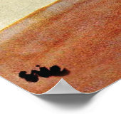 Paris Vogue Cover ~ Hats & Fabrics 1935 Poster (Ecke)