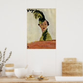 Paris Vogue Cover ~ Hats & Fabrics 1935 Poster (Küche)