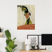 Paris Vogue Cover ~ Hats & Fabrics 1935 Poster (Heimbüro)