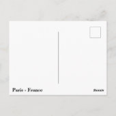 Paris vom Himmel Postkarte (Rückseite)