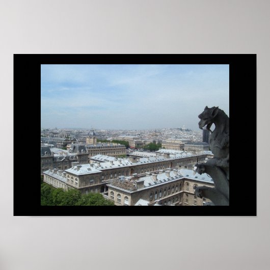 Paris von Notre Dame Poster (Vorne)