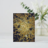 Paris vue du ciel la nuit postkarte (Stehend Vorderseite)