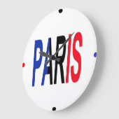Paris Wall Clock Große Wanduhr (Winkel)