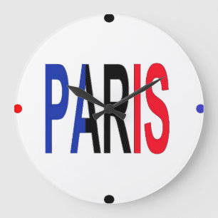 Paris Wall Clock Große Wanduhr