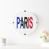Paris Wall Clock Große Wanduhr (Zuhause)
