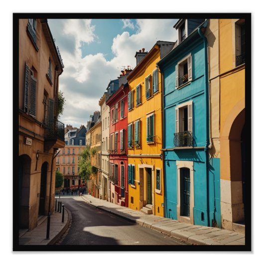 Paris WANDKUNSTPLAKAT Fotodruck (Vorne)