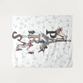 Paris Wandteppich (Vorderseite (Horizontal))