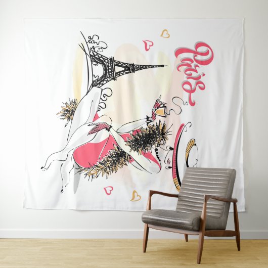 Paris Wandteppich (Beispiel (Horizontal))