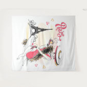 Paris Wandteppich (Vorderseite (Horizontal))