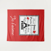 Paris Wandteppich (Vorderseite (Horizontal))