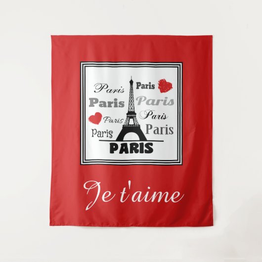 Paris Wandteppich (Vorderseite)