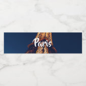 Paris Wasserflaschenetikett (Einzelnes Label)
