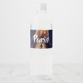 Paris Wasserflaschenetikett (Vorderseite)